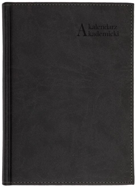 Kalendarz akad. 2025/2026 A5 tyg. Vivella czarny