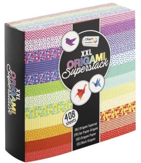 Super pakiet kart do origami 15x15cm/80K
