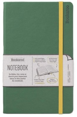 Bookaroo Notatnik Journal A5 - Ciemna zieleń