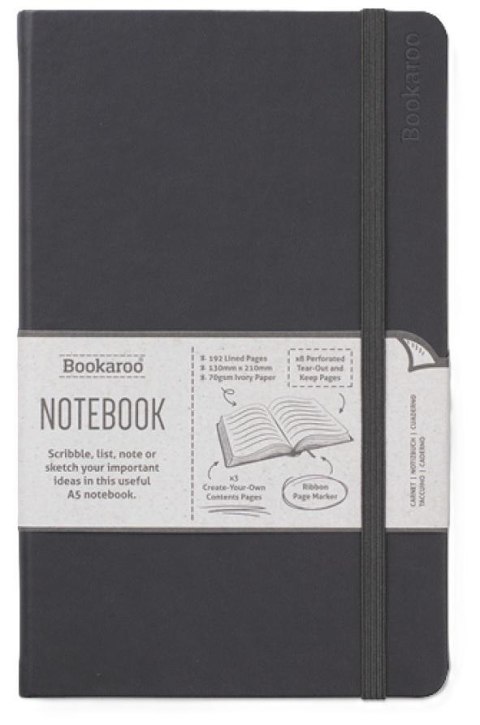 Bookaroo Notatnik Journal A5 - Czarny