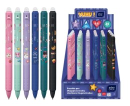 Długopis ścieralny auto z gripem Yuhu (24szt)