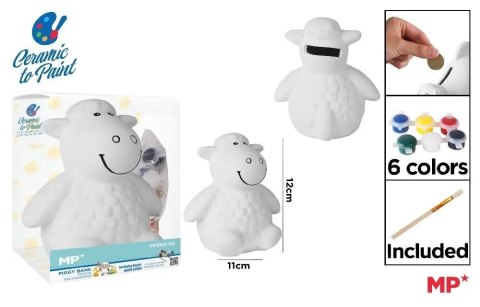 Skarbonka ceramiczna do malowania owieczka