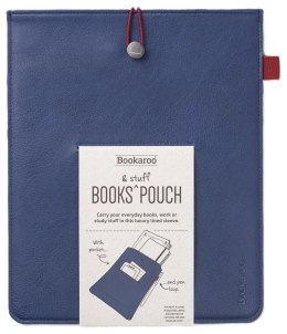 Bookaroo Books&Stuff etui na książkę granatowe