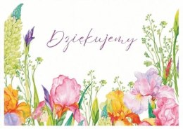 Karnet - Dziękujemy - łąka
