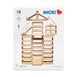 Klocki drewniane 200szt