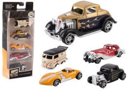 Samochód metalowy Hot Rod 5-pack