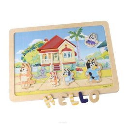 Tablica dwustronna literki i obrazki Bluey