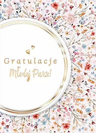 Karnet B6 Ślub Kwiatowa