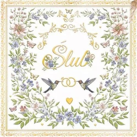 Karnet KW Ślub Barokowo