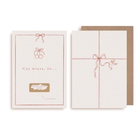 Kartka zdrapka - Zostaniesz Ciocią