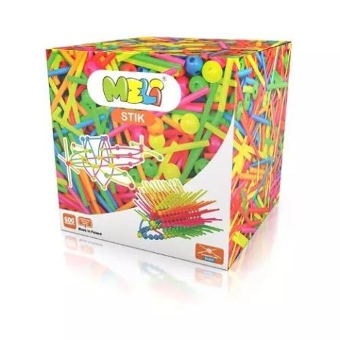 Klocki Meli Stik Neon 600szt