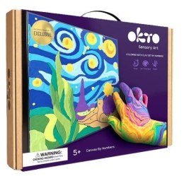 Kolorowanka z masy plastycznej Mały Książę Nocą