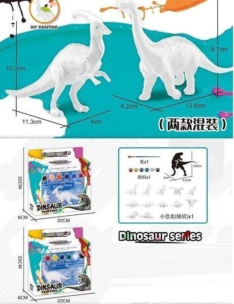 Dinozaur do malowania MIX