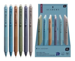 Długopis ścieralny z gripem Academy nieb (24szt)