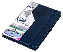 Kalendarz 2025/2027 A5 18M + notes Hip Hop granat