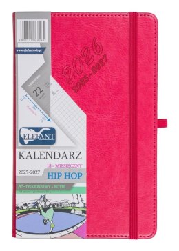 Kalendarz 2025/2027 A5 18M + notes Hip Hop karmaz.