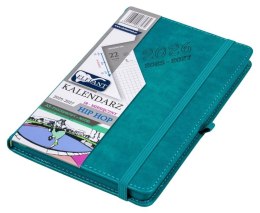 Kalendarz 2025/2027 A5 18M + notes Hip Hop turkus