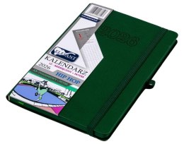 Kalendarz 2026 A5 12M + notes Hip hop zielony