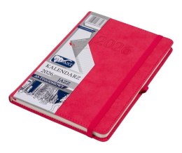 Kalendarz 2026 A5 tygodniowy Jazz różowy