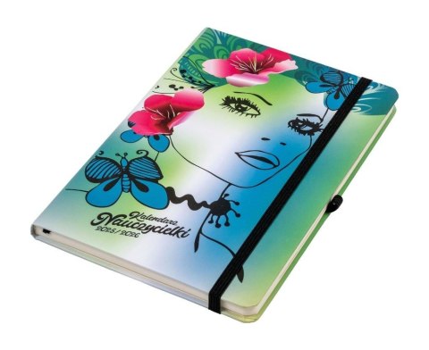 Kalendarz nauczycielki 2025/26 A5 tyg słowianka