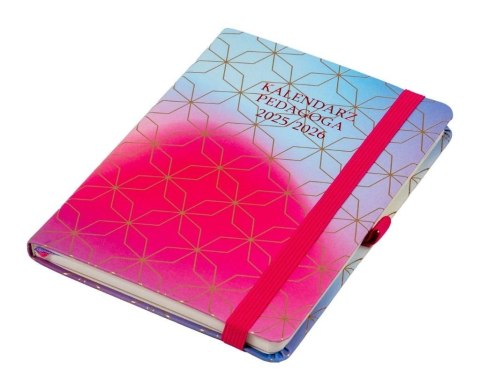 Kalendarz pedagoga 2025/26 B6 tyg Salsa barwny