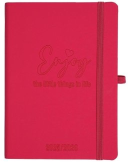 Kalendarz szkolny 2025/26 B6 tyg. Salsa różowy