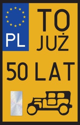 Karnet Urodziny 50 Zabytek