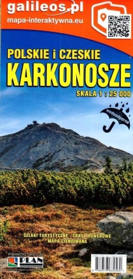 Mapa - Polskie i Czeskie Karkonosze 1:25 000