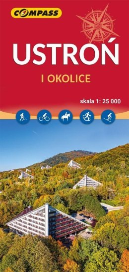 Mapa - Ustroń i okolice Brenna 1:25 000