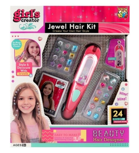 Akademia mody - koraliki do włosów z maszynką