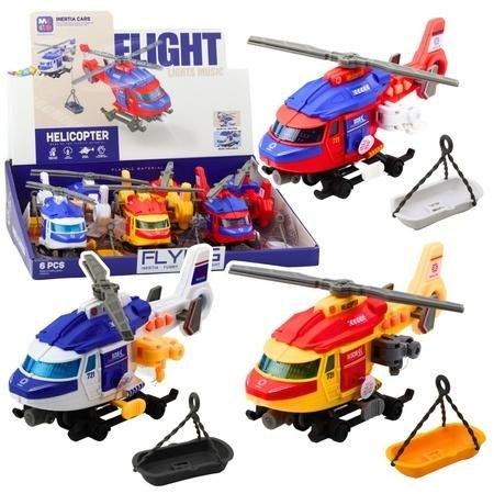 Helikopter ratunkowy z napędem + akcesoria MIX