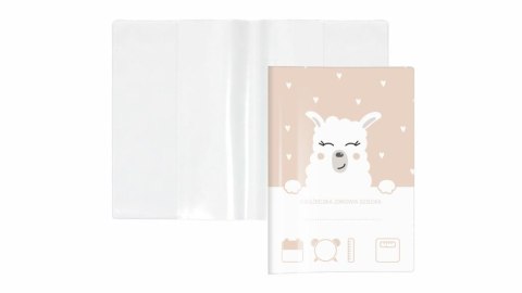 Okładka na książeczkę zdrowia dziecka alpaka