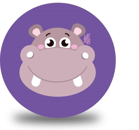 Piłka PVC Sportox Kids 230mm - Hipopotam