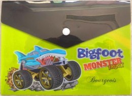 Teczka A5+ plastikowa z klipsem Koty Monster Truck