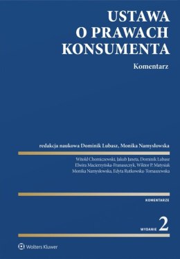Ustawa o prawach konsumenta. Komentarz w.2