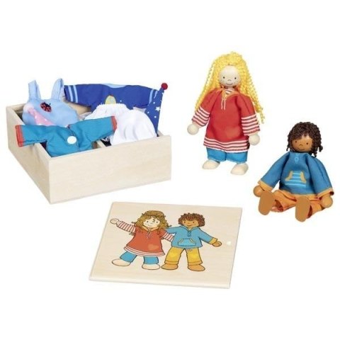 Figurki elastyczne Fynja i Fabio z garderobą 6szt