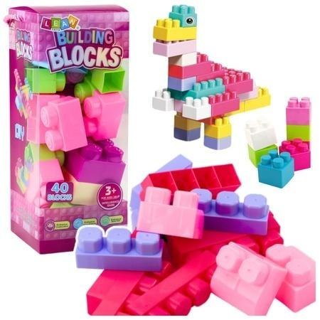 Klocki budowlane w pudełku 40el