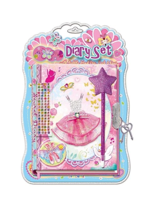 Pamiętnik z ozdobnym długopisem Sukienka