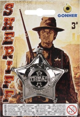 Plastikowa odznaka szeryfa