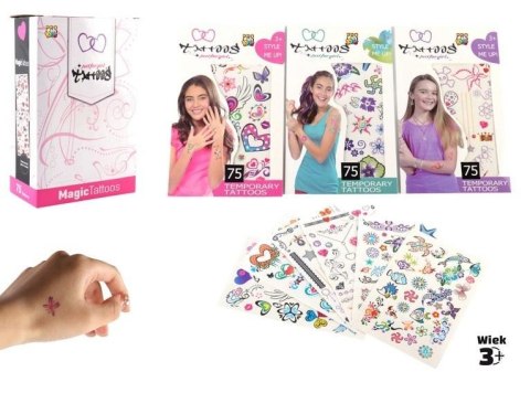 Tatuaże naklejki zmywalne nastolatka mix