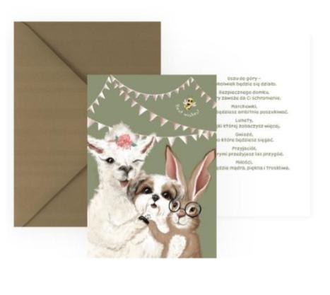 Karnet okolicznościowy Przyjaciele