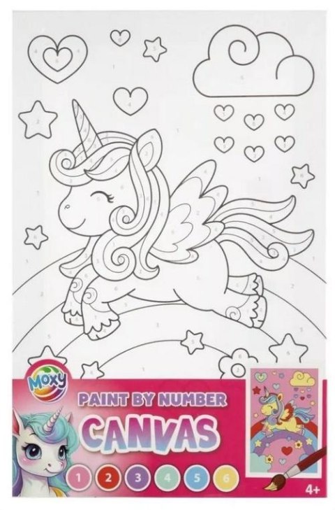 Malowania po numerach Jednorożec