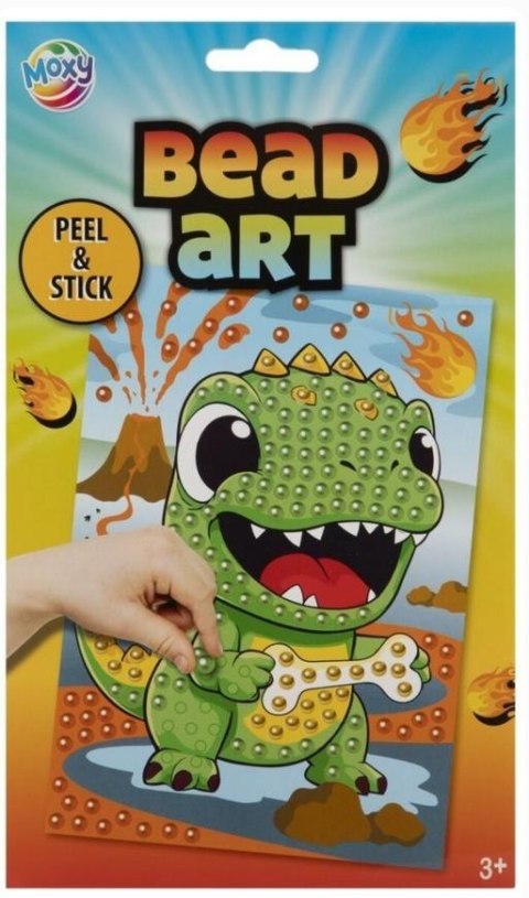 Zestaw kreatywny koralików do mozaiki A5 Dino