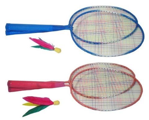 Badminton krótki z lotką z piórkiem MIX