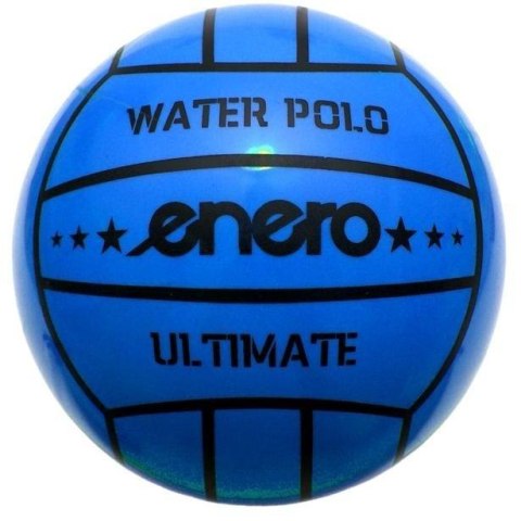 Piłka gumowa water polo siatkowa niebieska