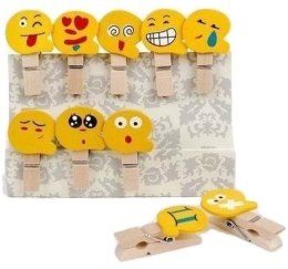 Klamerki ozdobne Shapes 04 - Emotikony