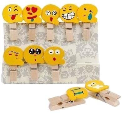 Klamerki ozdobne Shapes 04 - Emotikony