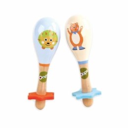 Marakasy drewniane Miś