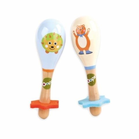 Marakasy drewniane Miś