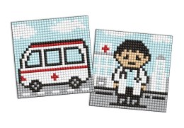 Diamentowa mozaika Kids naklejka - Zawód Lekarz